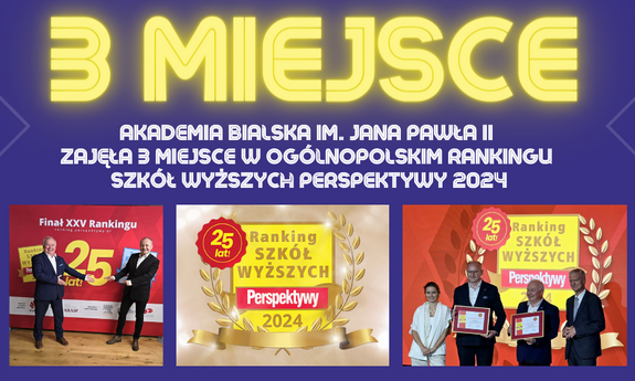 3 MIEJSCE w Rankingu PERSPEKTYWY 2024