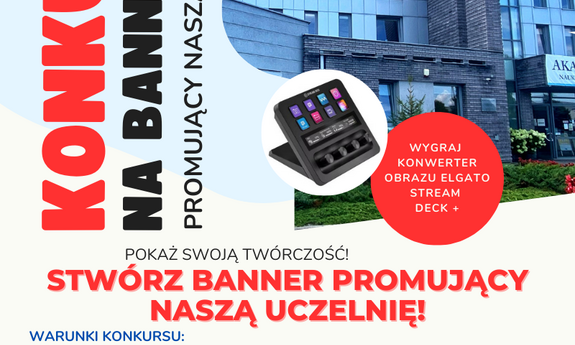 KONKURS dla studentów na banner promocyjny uczelni