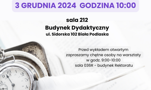 Wykład otwarty: Jak pisać i opowiadać o wierszach